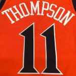 Men's Klay Thompson Orange Player Jersey - Retro Classical Edition - Image 3
