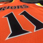Men's Klay Thompson Orange Player Jersey - Retro Classical Edition - Image 6