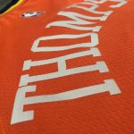 Men's Klay Thompson Orange Player Jersey - Retro Classical Edition - Image 7