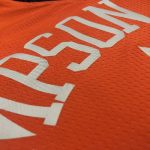 Men's Klay Thompson Orange Player Jersey - Retro Classical Edition - Image 8