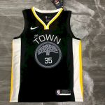 Men's Kevin Durant V-neck Black Player Jersey - Statement Edition