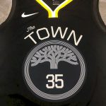 Men's Kevin Durant V-neck Black Player Jersey - Statement Edition - Image 8