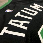 Men's Jayson Tatum Black 2020-21 Swingman Player Jersey - Statement Edition - Image 4