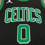Men's Jayson Tatum Black 2020-21 Swingman Player Jersey - Statement Edition - Image 9