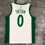 Men's Jayson Tatum White 2020-21 Swingman Player Jersey - City Edition - Image 2