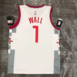 Men's John Wall White 2019-20 Finished Swingman Player Jersey - City Edition - Image 2