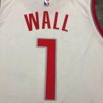Men's John Wall White 2019-20 Finished Swingman Player Jersey - City Edition - Image 7