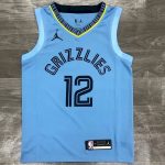 Men's Ja Morant Light Blue 2020-21 Swingman Player Jersey - Statement Edition