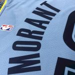 Men's Ja Morant Light Blue 2020-21 Swingman Player Jersey - Statement Edition - Image 10