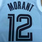 Men's Ja Morant Light Blue 2020-21 Swingman Player Jersey - Statement Edition - Image 14