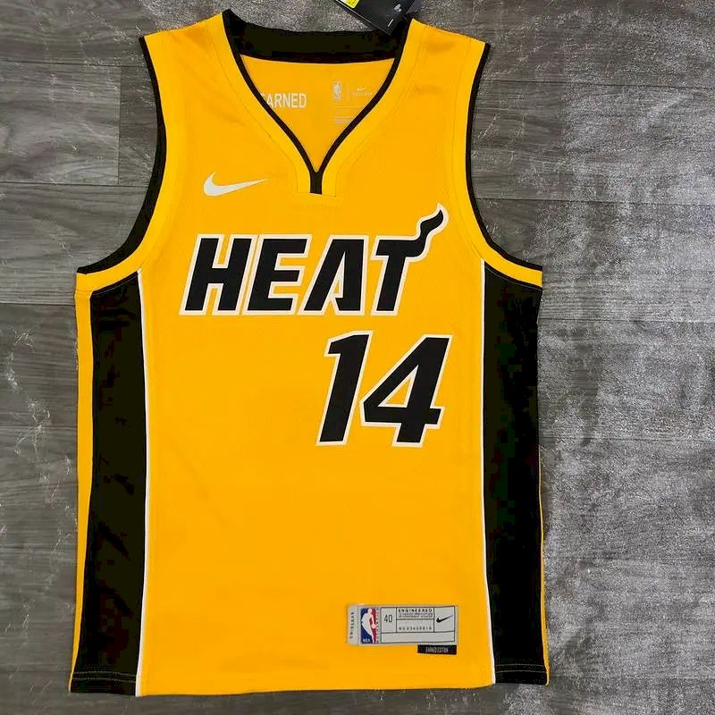 Men's Bam Adebayo Gold 2020-21 Swingman Player Jersey - Earned Edition
