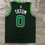 Men's Jayson Tatum Green 2020-21 Swingman Player Jersey - Earned Edition - Image 2
