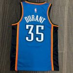 Kevin Durant Men's Blue Swingman Team Jersey - Icon Edition - Image 2