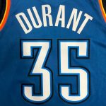 Kevin Durant Men's Blue Swingman Team Jersey - Icon Edition - Image 10