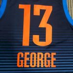 Paul George Men's Navy Swingman Team Jersey - Statement Edition - Image 7