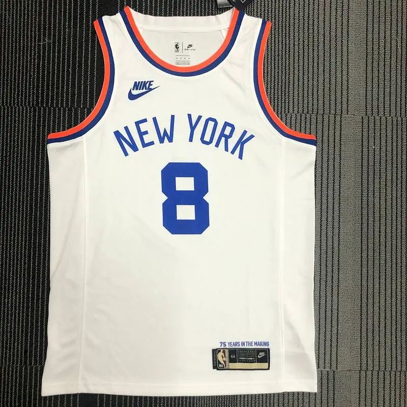 Kemba Walker Men's White 2021-22 75th Anniversary Jersey - Classic Edition