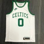 Jayson Tatum Men's White 2021-22 75th Anniversary Jersey - Classic Edition