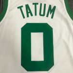 Jayson Tatum Men's White 2021-22 75th Anniversary Jersey - Classic Edition - Image 6