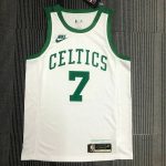 Jaylen Brown Men's White 2021-22 75th Anniversary Jersey - Classic Edition