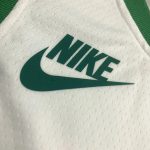 Jaylen Brown Men's White 2021-22 75th Anniversary Jersey - Classic Edition - Image 9