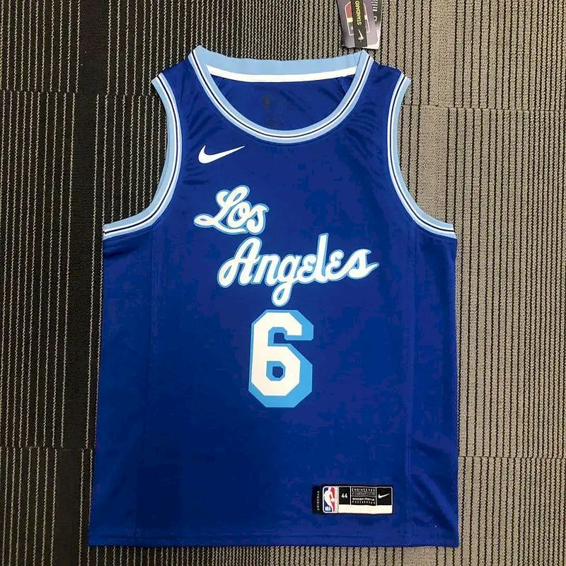 Men's LeBron James Royal Retro Classics 2020-21 Swingman Player Jersey - Classic Edition