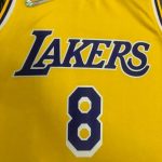 Men's Kobe Bryant Yellow Team Jersey - 75th Anniversary Edition - Image 8