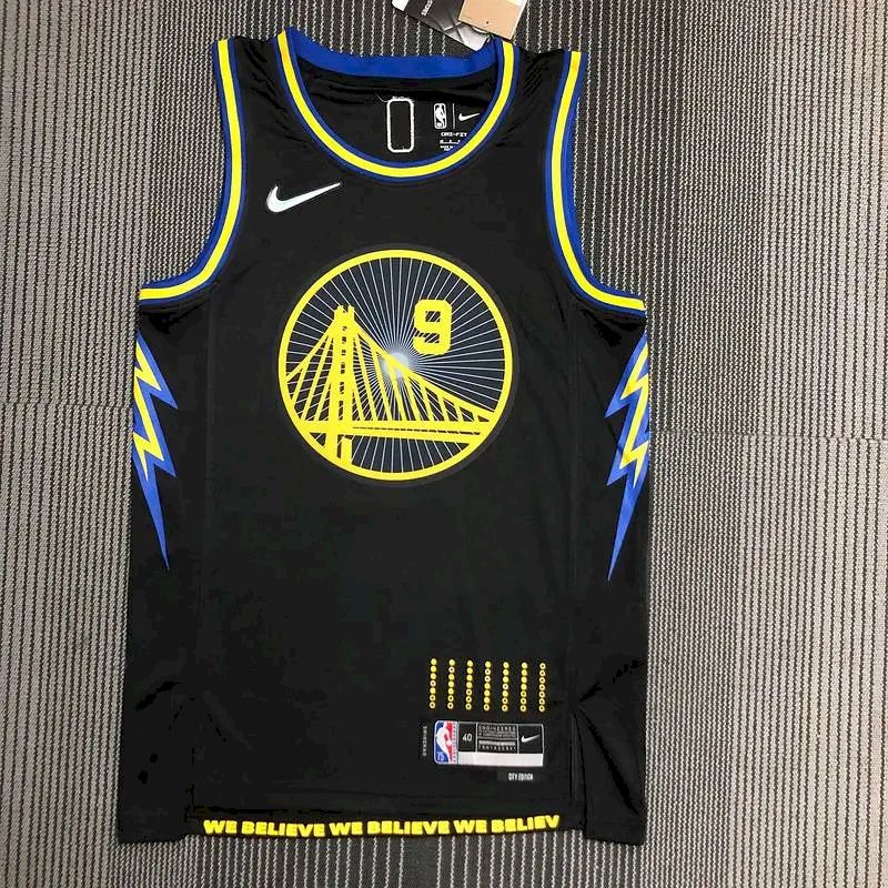 Men's Andre Iguodala Black Team Jersey - 75th Anniversary City Edition