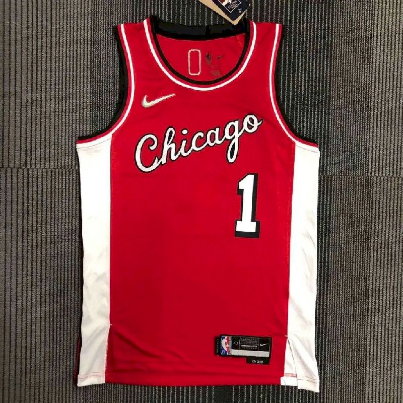 Men's Derrick Rose Red Team Jersey - City Edition