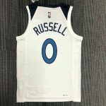 Men's D'Angelo Russell White Team Jersey - 75th Anniversary Edition - Image 3