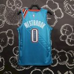 Men's Russell Westbrook Blue Team Jersey - City Edition - Image 2