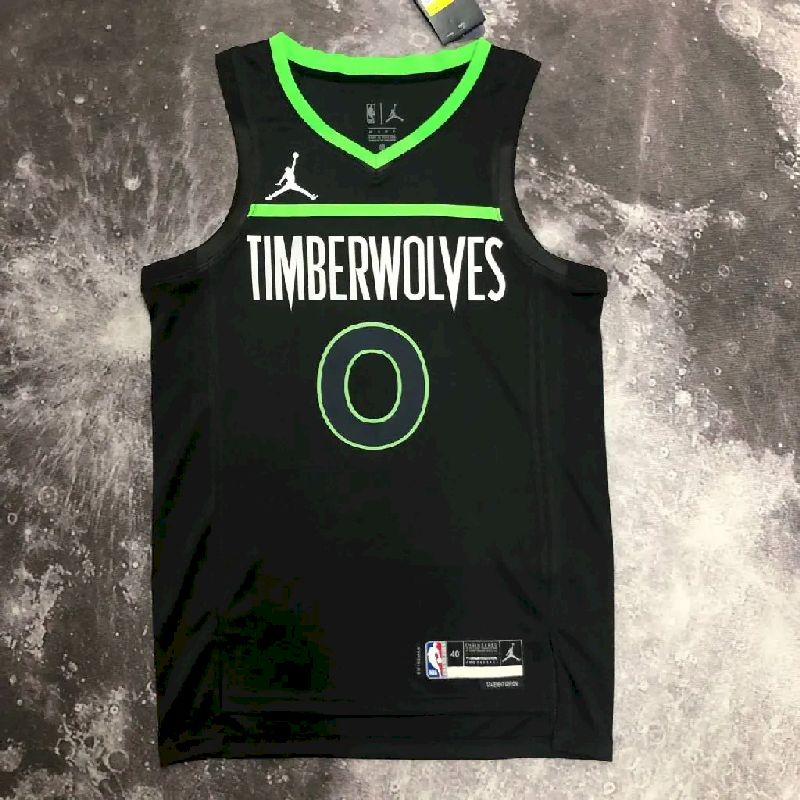 Men's D'Angelo Russell Black Team Jersey - Statement Edition