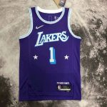 Men's D'Angelo Russell Purple Team Jersey - City Edition