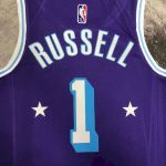 Men's D'Angelo Russell Purple Team Jersey - City Edition - Image 4