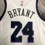 Men's Kobe Bryant White Team Jersey - City Edition - Image 5