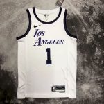 Men's D'Angelo Russell White Team Jersey - City Edition