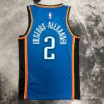 Men's Shai Gilgeous-Alexander Blue Team Jersey - Image 2