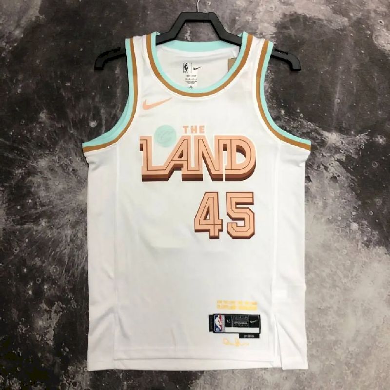 Men's Donovan Mitchell White Team Jersey - City Edition