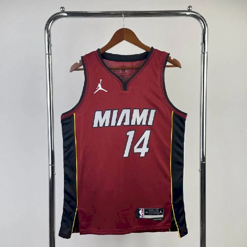 Men's Tyler Herro Red Team Jersey - Statement Edition