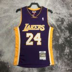 Men's M&N 08/09 Kobe Bryant Purple Retro Jersey