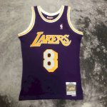 Men's M&N 96/97 Kobe Bryant Purple Retro Jersey