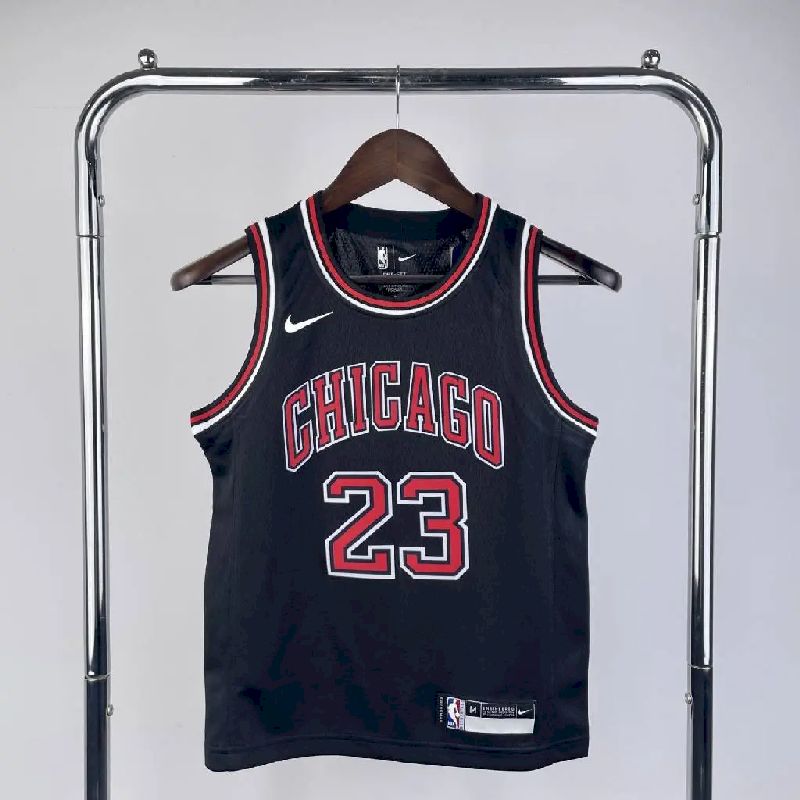 Yonth Michael Jordan Black Team Jersey