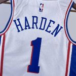 Men's James Harden Home White Team Jersey - Image 3