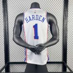Men's James Harden Home White Team Jersey - Image 7