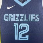 Men's Ja Morant Blue Away Team Jersey - Image 9