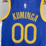 Men's Jonathan Kuminga Blue Away Team Jersey - Image 8