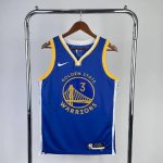 Men's Jordan Poole Blue Away Team Jersey