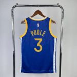 Men's Jordan Poole Blue Away Team Jersey - Image 3