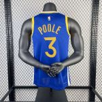 Men's Jordan Poole Blue Away Team Jersey - Image 7