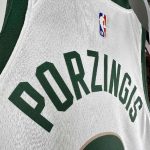 Men's 2024 Kristaps Porzingis White Team Jersey - City Edition - Image 12