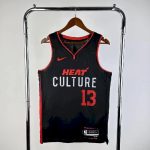 Men's 2024 Bam Adebayo Black Team Jersey - City Edition